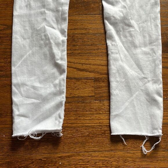 AG Adriano Goldschmied The Farrah Skinny Ankle White High Rise Skinny Ankle Jean - Picture 9 of 9